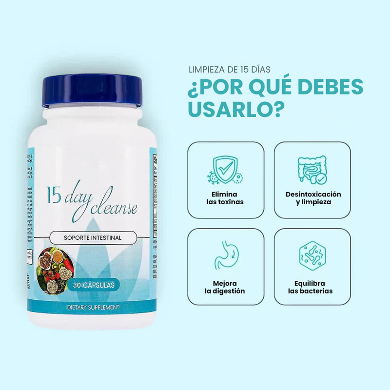 DETOX - LIMPEZA DE 15 DÍAS - MEGA PROMOCIÓN SOLO ESTA SEMANA